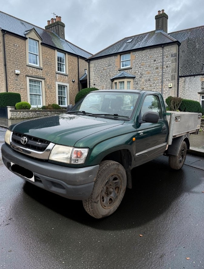 2002 TOYOTA HILUX EX 4WD 2494CC DIESEL MANUAL GREEN PICK UP