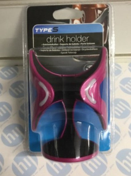 480 X NEW METALLIC DRINK HOLDER PINK