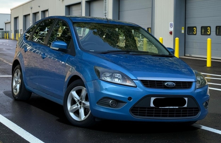 2009 FORD FOCUS ZETEC 100 1.6 PETROL MANUAL HATCHBACK BLUE >>--NO VAT ON HAMMER--<<