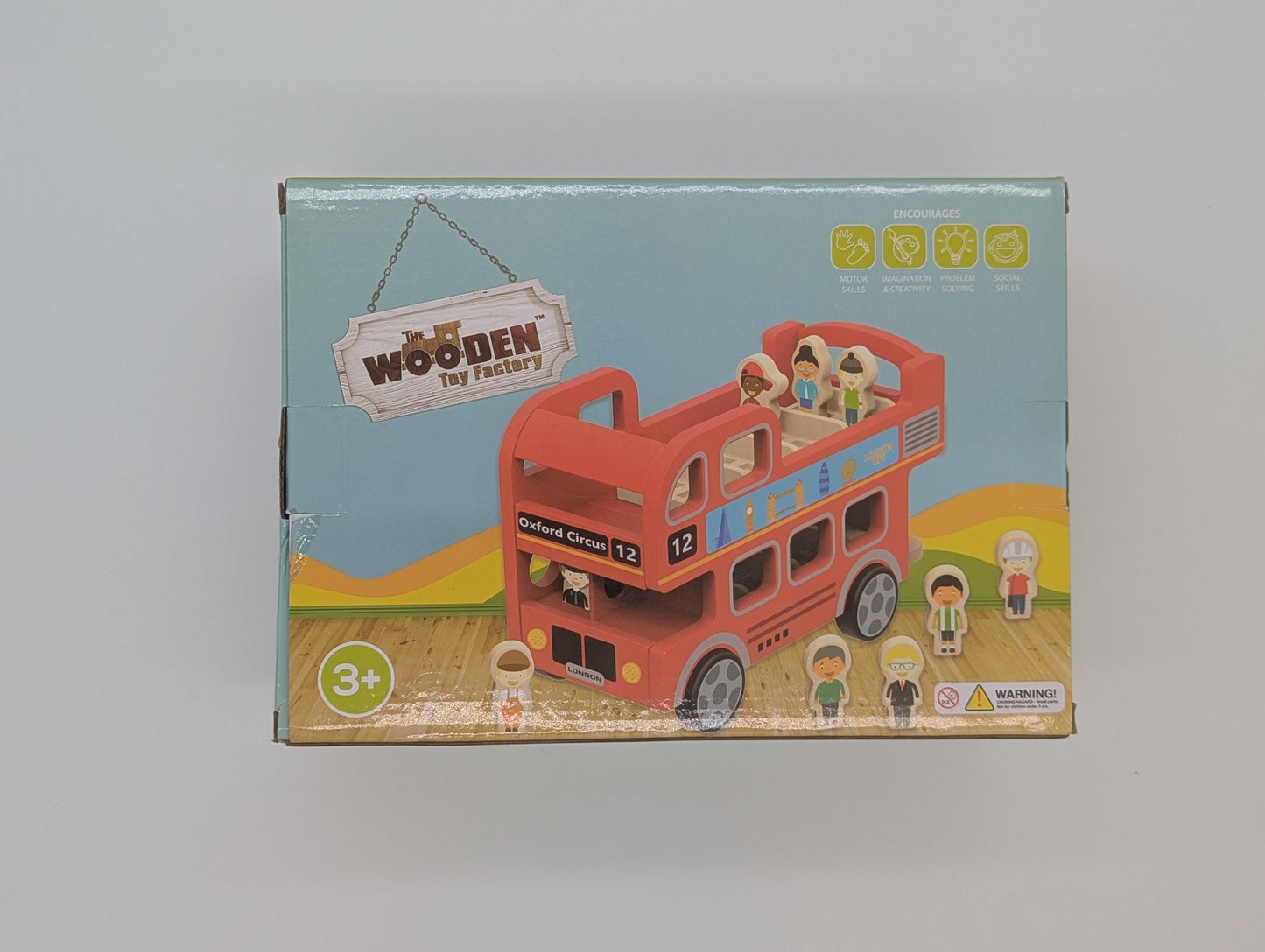 PALLET CONTAINING 162 WOODEN LONDON BUS