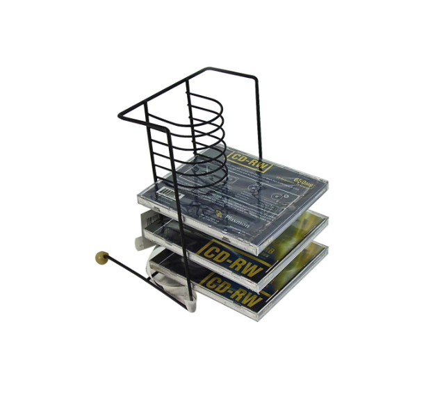 96 X 12 CD TOWER RACK BLACK MATT