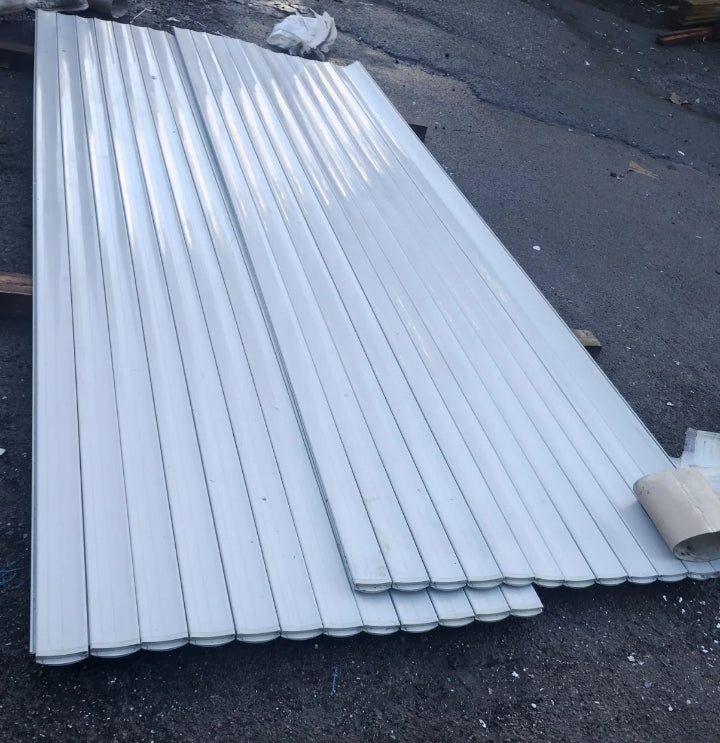 ROLLO SOLAR - GREY PVC SLATTED POOL COVER - 3525MM W X 2M L