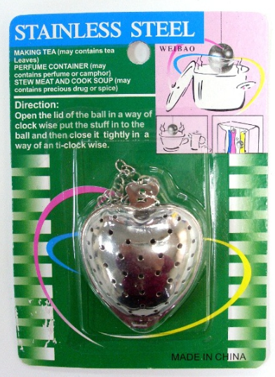 192 X STAINLESS STEEL TEA HEART BALL
