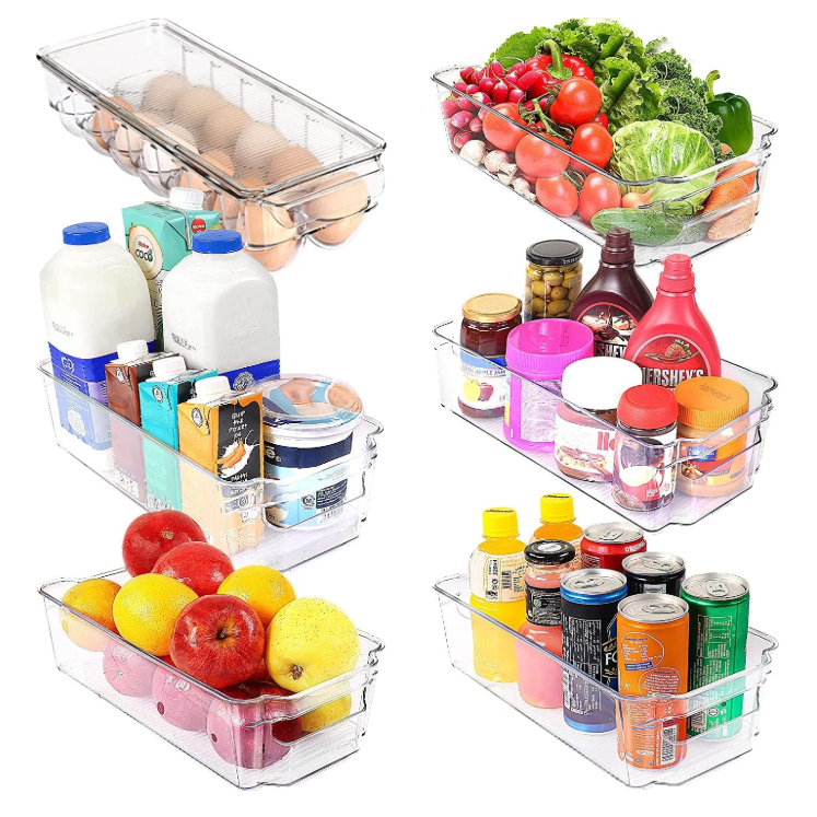 90 X NEW KICHLY STACKABLE FRIDGE ORGANISERS | RRP £674 | BULK CLEARANCE