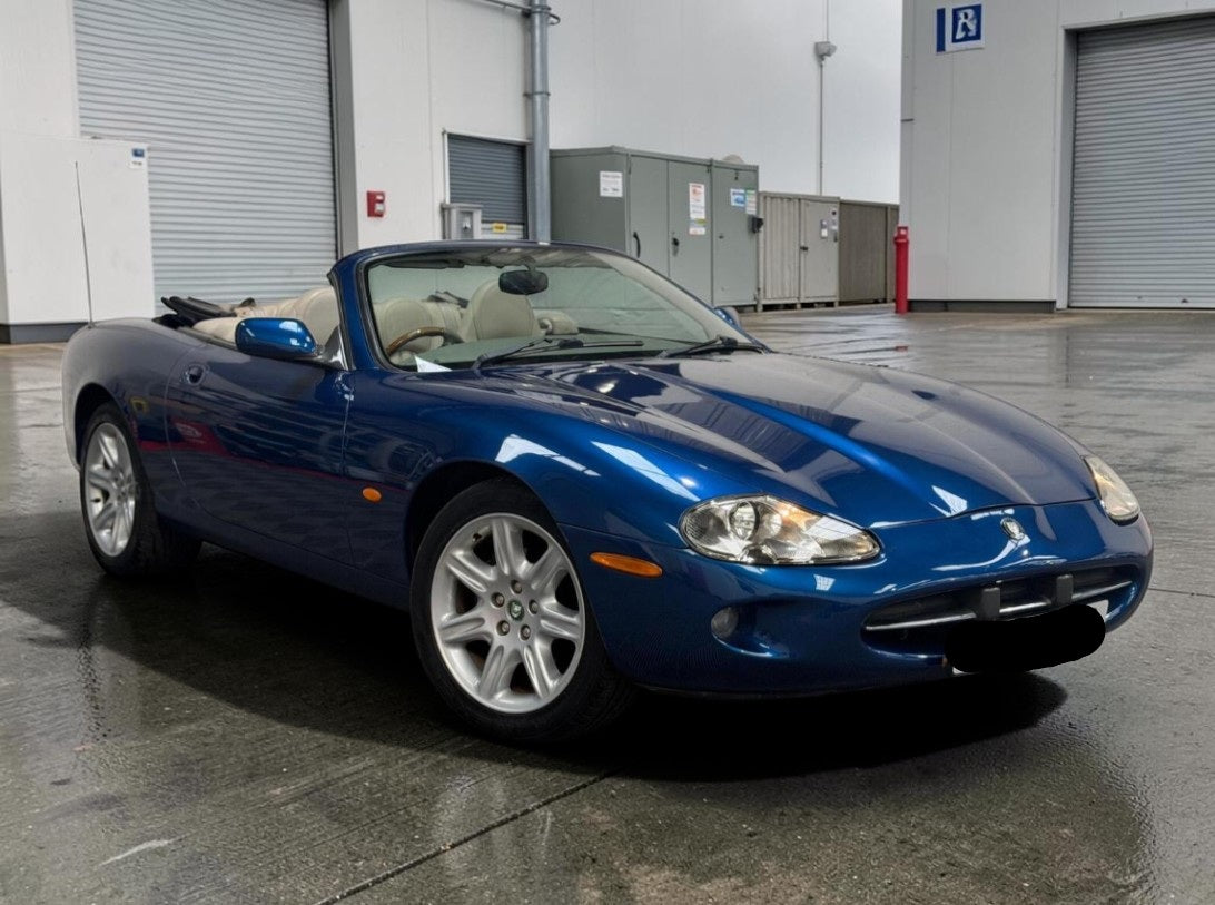 **(ONLY 70K MILEAGE)** 1997 JAGUAR XK8 CONVERTIBLE AUTO 3.9L PETROL BLUE >>--NO VAT ON HAMMER--<<