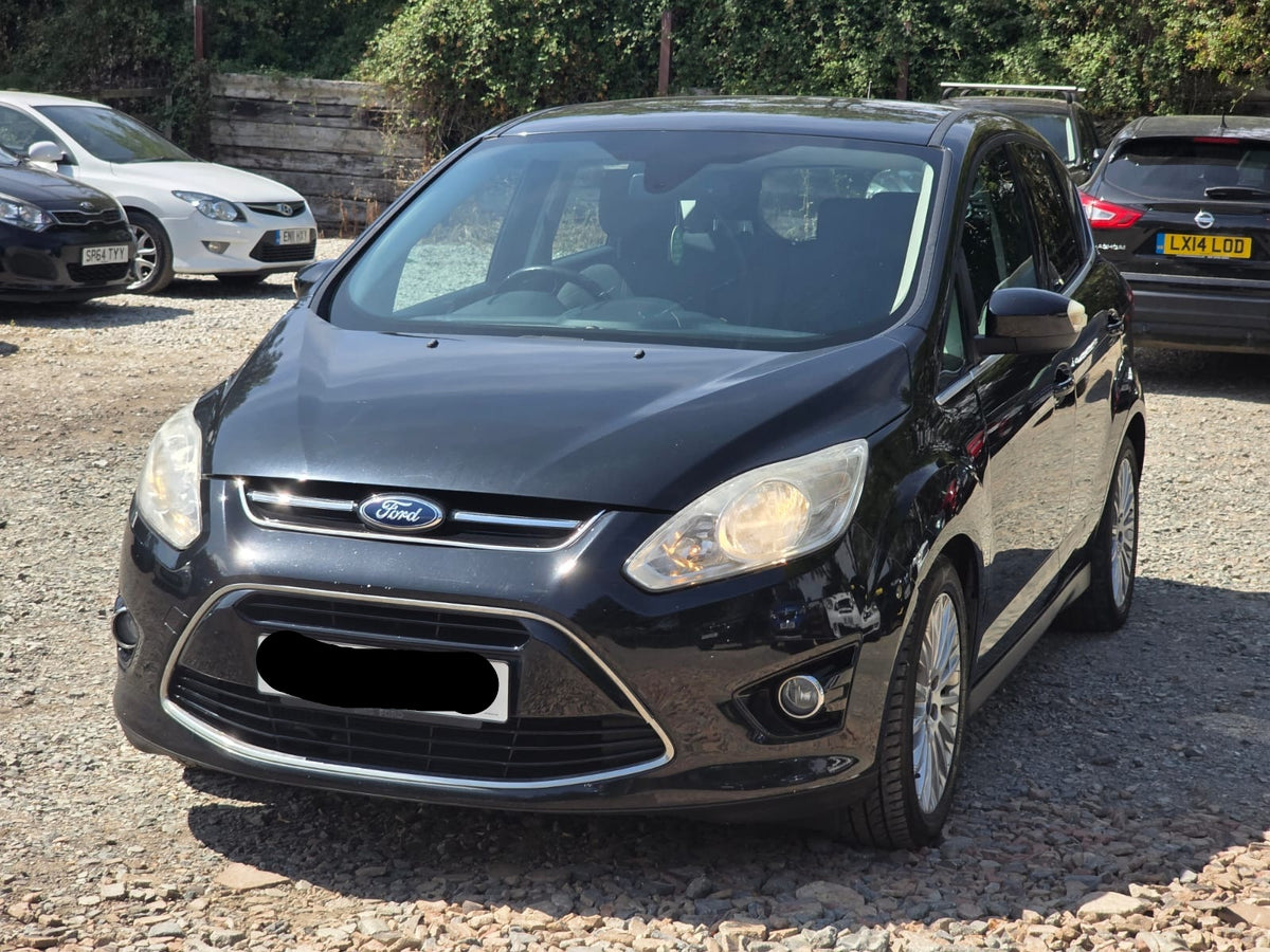 2014 FORD C-MAX TITANIUM TDCI 1.6 DIESEL MANUAL MPV BLACK , 1560CC >>--NO VAT ON HAMMER--<<