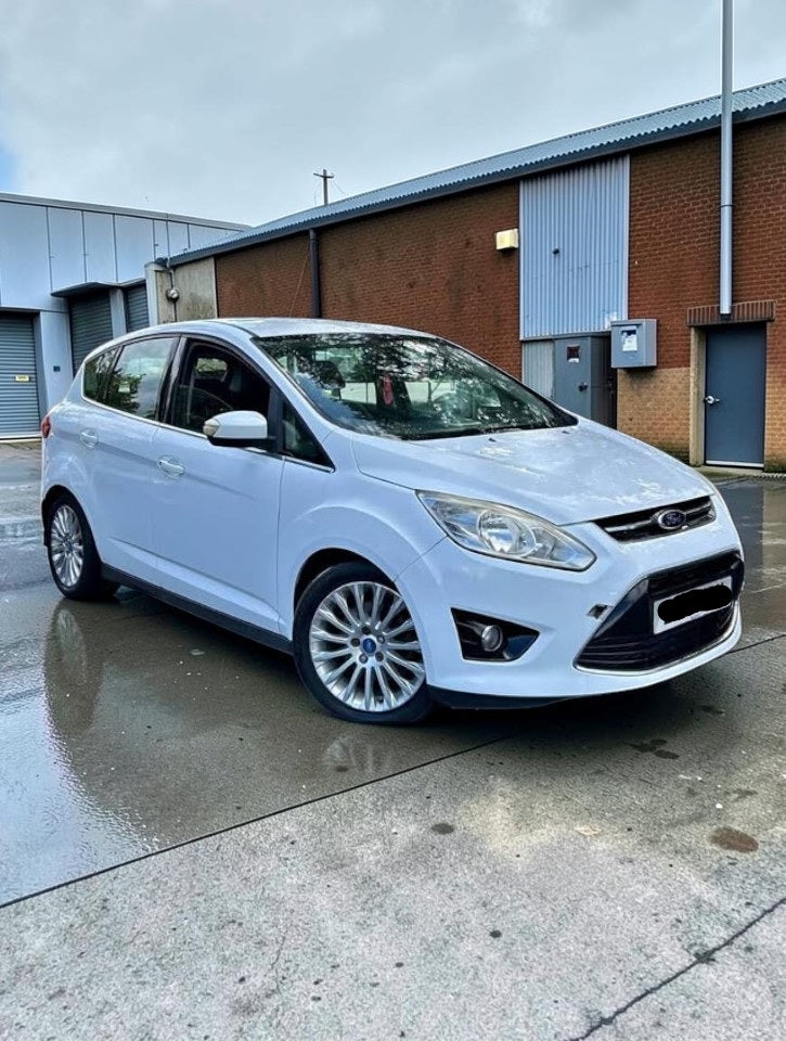 2012 FORD C-MAX TITANIUM 2.0 TDCI AUTOMATIC MPV IN WHITE 1997CC DIESEL >>--NO VAT ON HAMMER--<<
