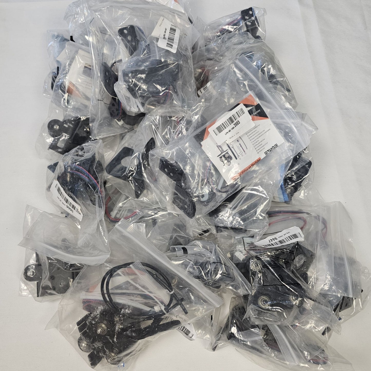 LARGE QUANTITY OF 3D PRINTER PARTS MOTORS EXTRUDERS DRIVERS ETC