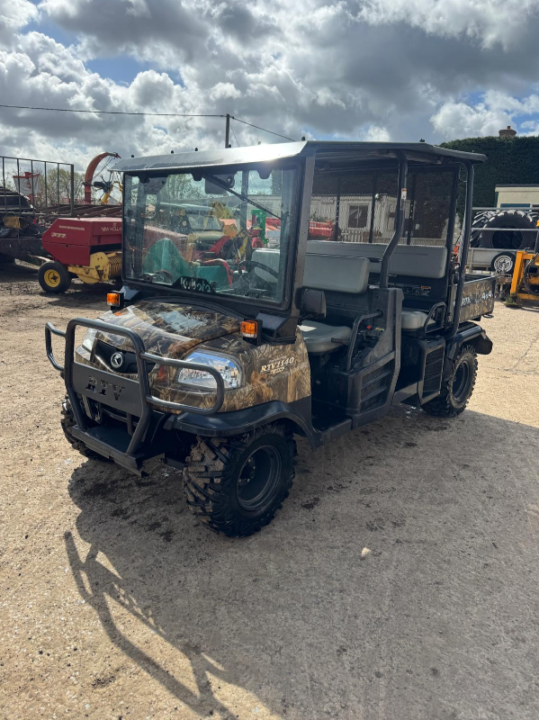 2016 - KUBOTA RTV 1140 UTILITY VEHICLE
