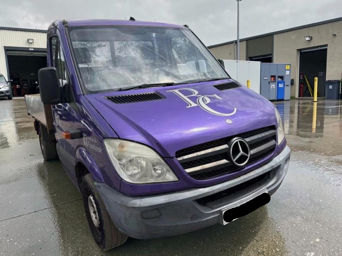 2007 MERCEDES-BENZ SPRINTER 311 CDI MWB TIPPER MANUAL DIESEL CHASSIS CAB >>--NO VAT ON HAMMER--<<