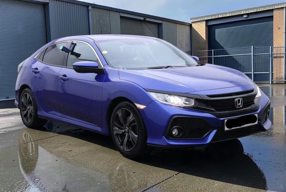 **(ONLY 59K MILEAGE)** 2017 HONDA CIVIC SR VTEC CVT 988CC PETROL AUTOMATIC >>--NO VAT ON HAMMER--<<
