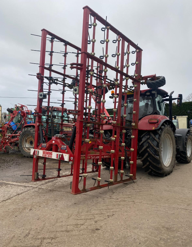 WEAVING STUBBLE CULTIVATOR / RAKE – 8M
