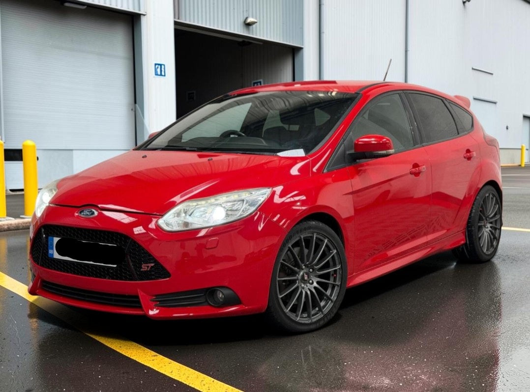 **(ONLY 107K MILEAGE)** 2013 FORD FOCUS 2.0T ST-3 TURBO RED PETROL MANUAL >>--NO VAT ON HAMMER--<<