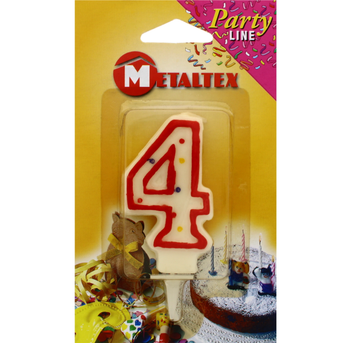 192 X BIRTHDAY CANDLE AGE 4TH