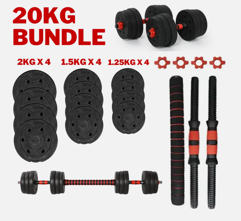 50X BRAND NEW OMEGA DUMBBELL/BARBELL SET 20KG