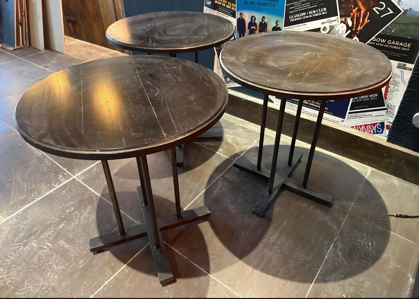 3X BAR OR CAFE TABLES