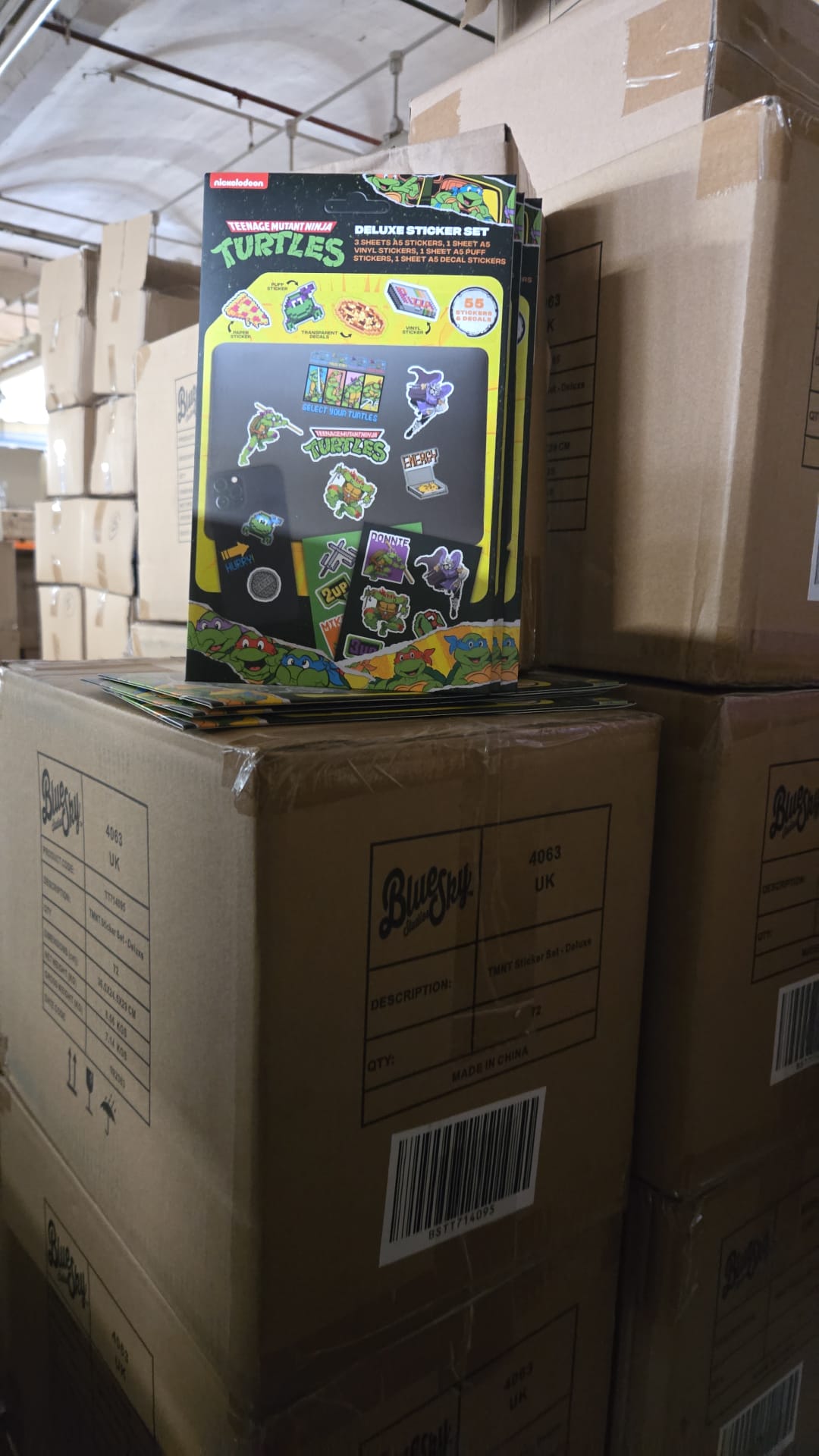 TURTLES STICKER SHEET PACKS – 100PCS – BRAND NEW PALLET