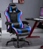 GAMING CHAIR WITH LED LIGHT AND FOOT REST