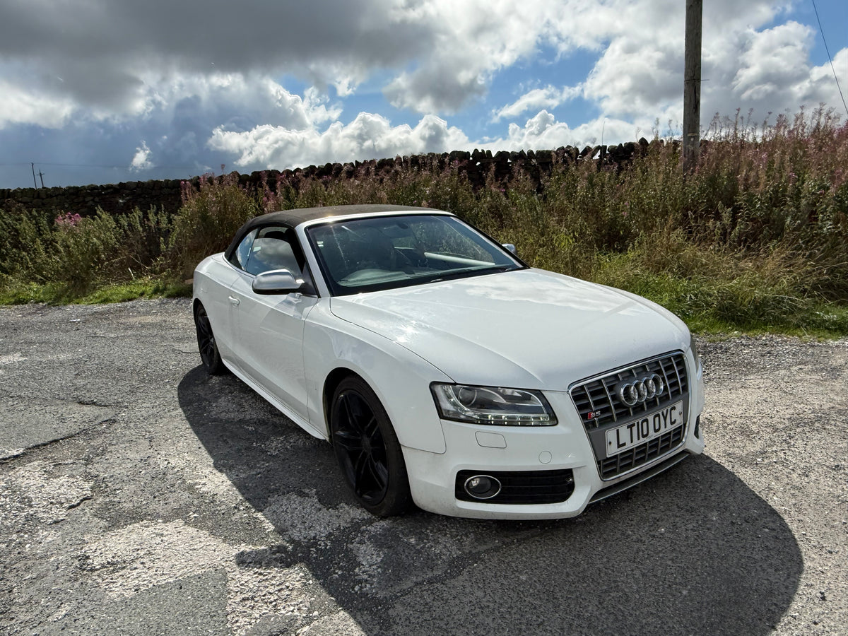 2010 AUDI S5 3.0 TFSI AUTO CABRIOLET 2 DOOR WHITE NO VAT