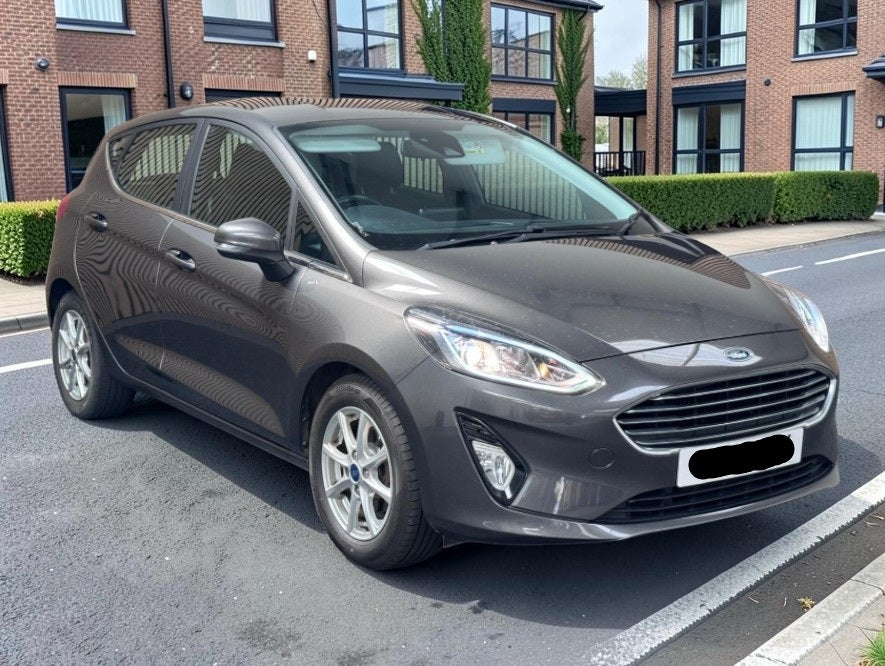**(ONLY 86K MILEAGE)** 2018 FORD FIESTA ZETEC TURBO 1.0L PETROL MANUAL GREY >>--NO VAT ON HAMMER--<<