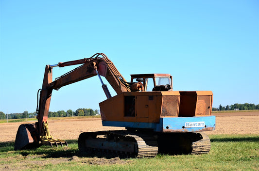 a large machine in a field