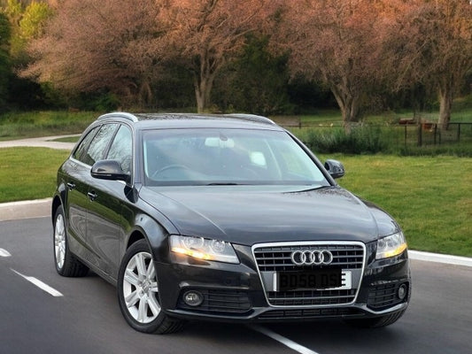 2008 AUDI A4 AVANT 2.0 TDI EXECUTIVE SE – BLACK, MANUAL >>--NO VAT ON HAMMER--<<