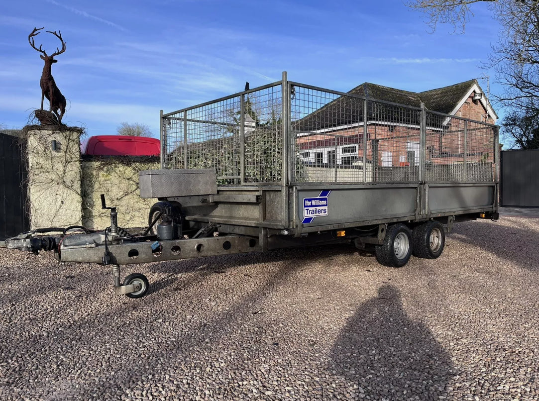 IFOR WILLIAMS TILTBED TRAILER 4021-302 – IMMACULATE CONDITION >>--NO VAT ON HAMMER--<<