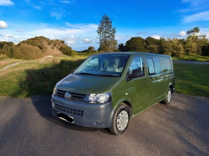 2010 (10) VOLKSWAGEN TRANSPORTER T32 2.0L TDI LWB CREW VAN – 144K MILES >>--NO VAT ON HAMMER--<<