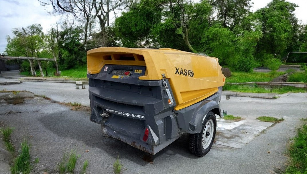 2013 ATLAS COPCO XAS67 ROAD TOW COMPRESSOR