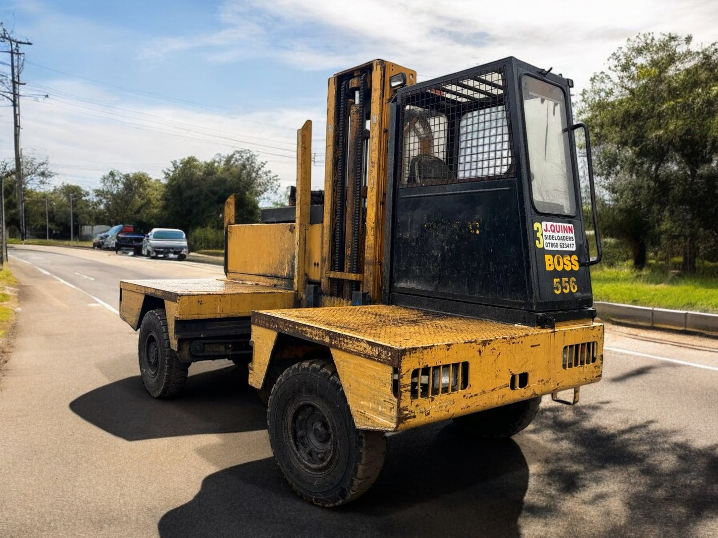 1994 BOSS 556 SIDE LOADER FORKLIFT