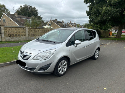 2010 VAUXHALL MERIVA SE - SILVER, MANUAL, PETROL - 5-SEATER MPV >>--NO VAT ON HAMMER--<<