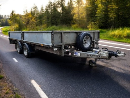 IFOR WILLIAMS LM146G FLATBED TRAILER WITH REMOVABLE DROPSIDES >>--NO VAT ON HAMMER--<<