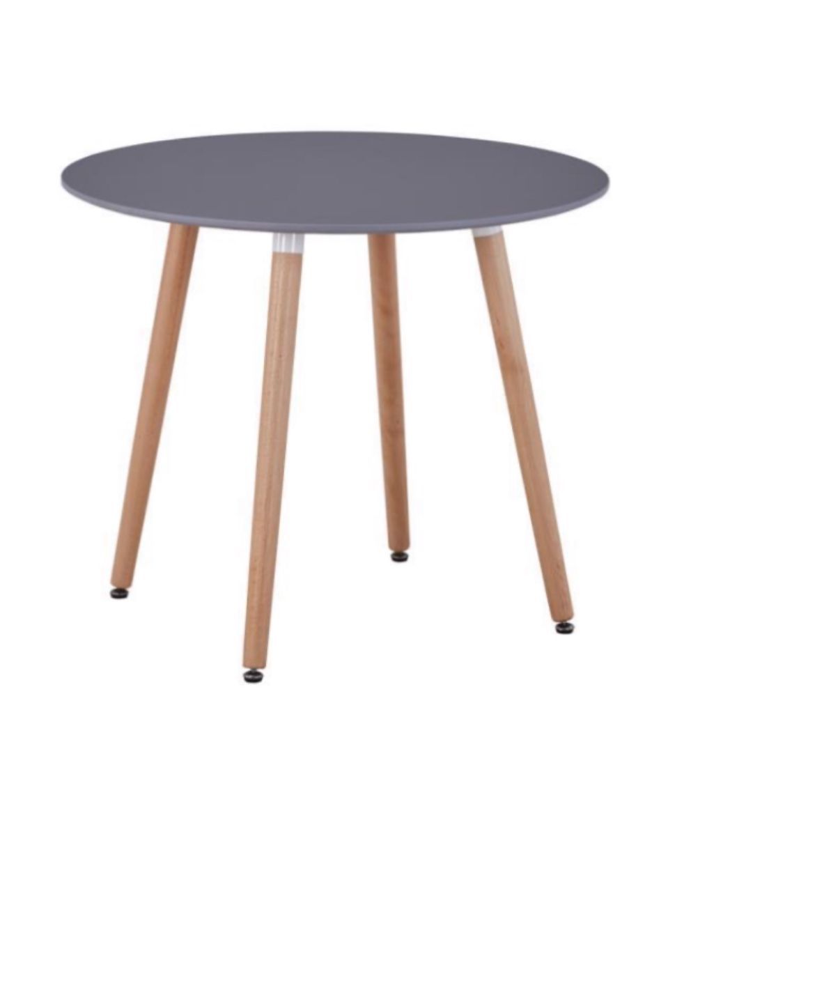 10 X NEW 80CM ROUND DINING TABLES (GREY)