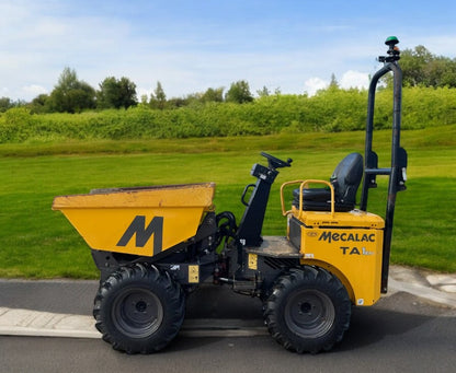 2018 MECALAC TA1EH 1 TONNE HI-TIP DUMPER HOURS: 767