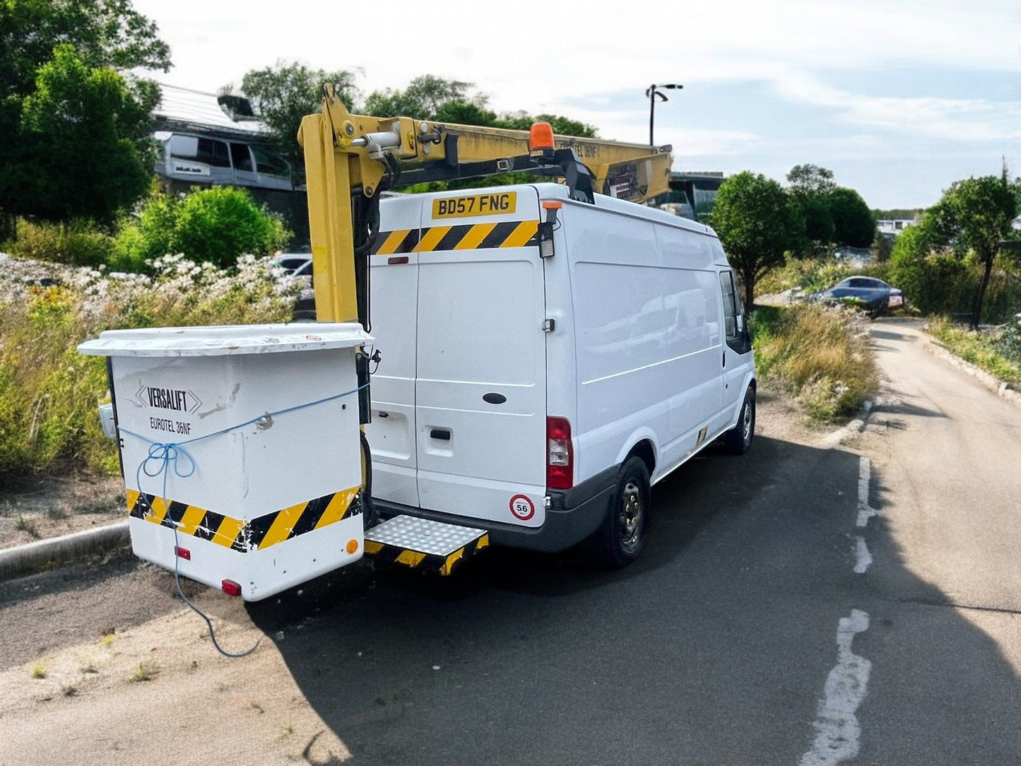 2008 (57 REG) FORD TRANSIT T350M CHERRY PICKER