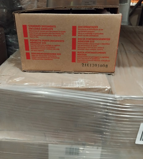 (16 PALLETS) 1,599,000 X TENZALOPES DOCUMENT WALLETS 165 X 115MM - RRP £20,058.72