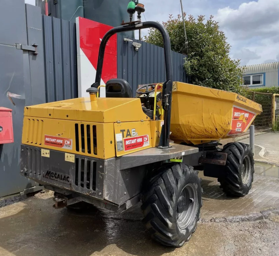 2018 MECALAC TA6S 6 TON SWIVEL DUMPER