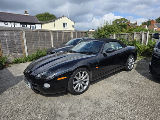 2005 JAGUAR XK8 4.2 CONVERTIBLE AUTO - BLACK, 81,356 MILES, 300 BHP >>--NO VAT ON HAMMER--<<