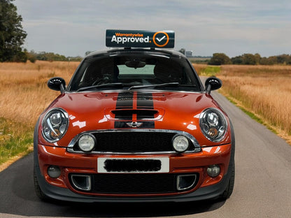 >>--NO VAT ON HAMMER--<< MINI COOPER S COUPE - 2013 - STUNNING ORANGE WITH HEATED SEATS