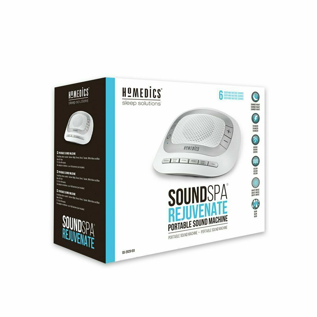 5 X BRAND NEW HOMEDICS SOUND SPA COMFORTS