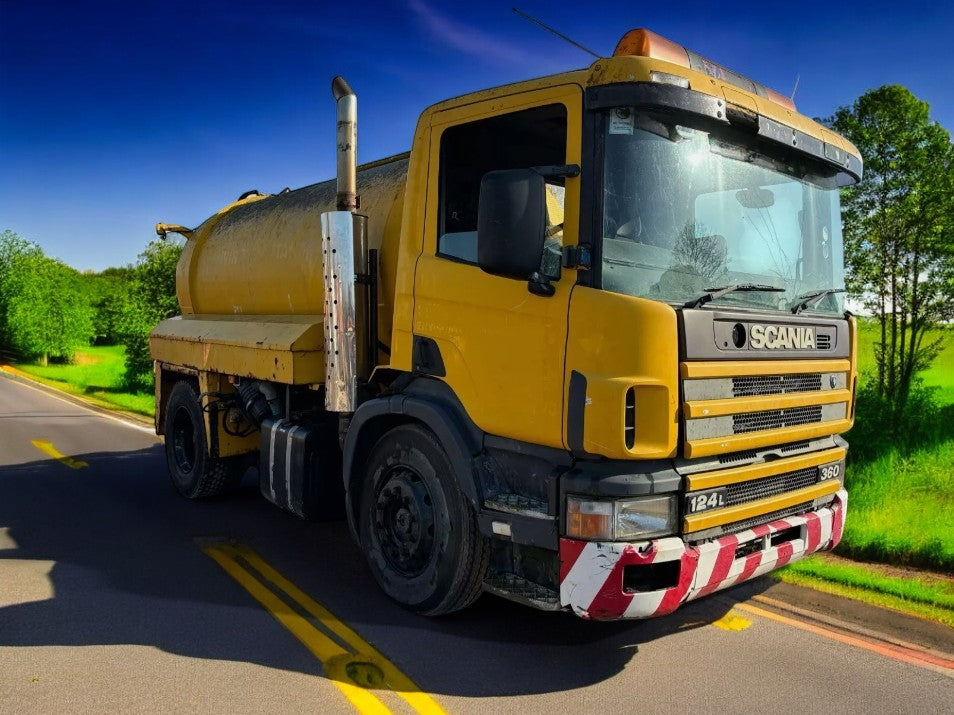 1998 SCANIA 124L 360HP VACUUM TANKER WAGON