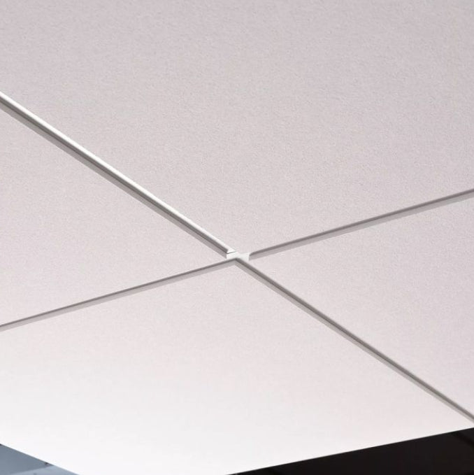 10 BOXES OF GEDINA NE CEILING TILES WHITE ACOUSTIC 600MM X 600MM X 15MM RRP3500