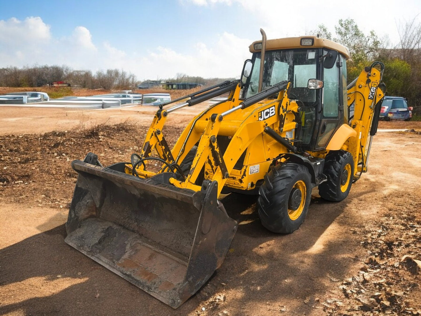 2013 JCB 2CX STREETMASTER FRONT LOADER HOURS: 4,140