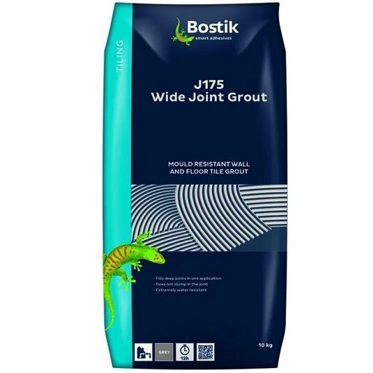 LARGE PALLET BOSTIK FLOOR GROUT WIDE JOINT GREY 10KG - J175 BAGS 56