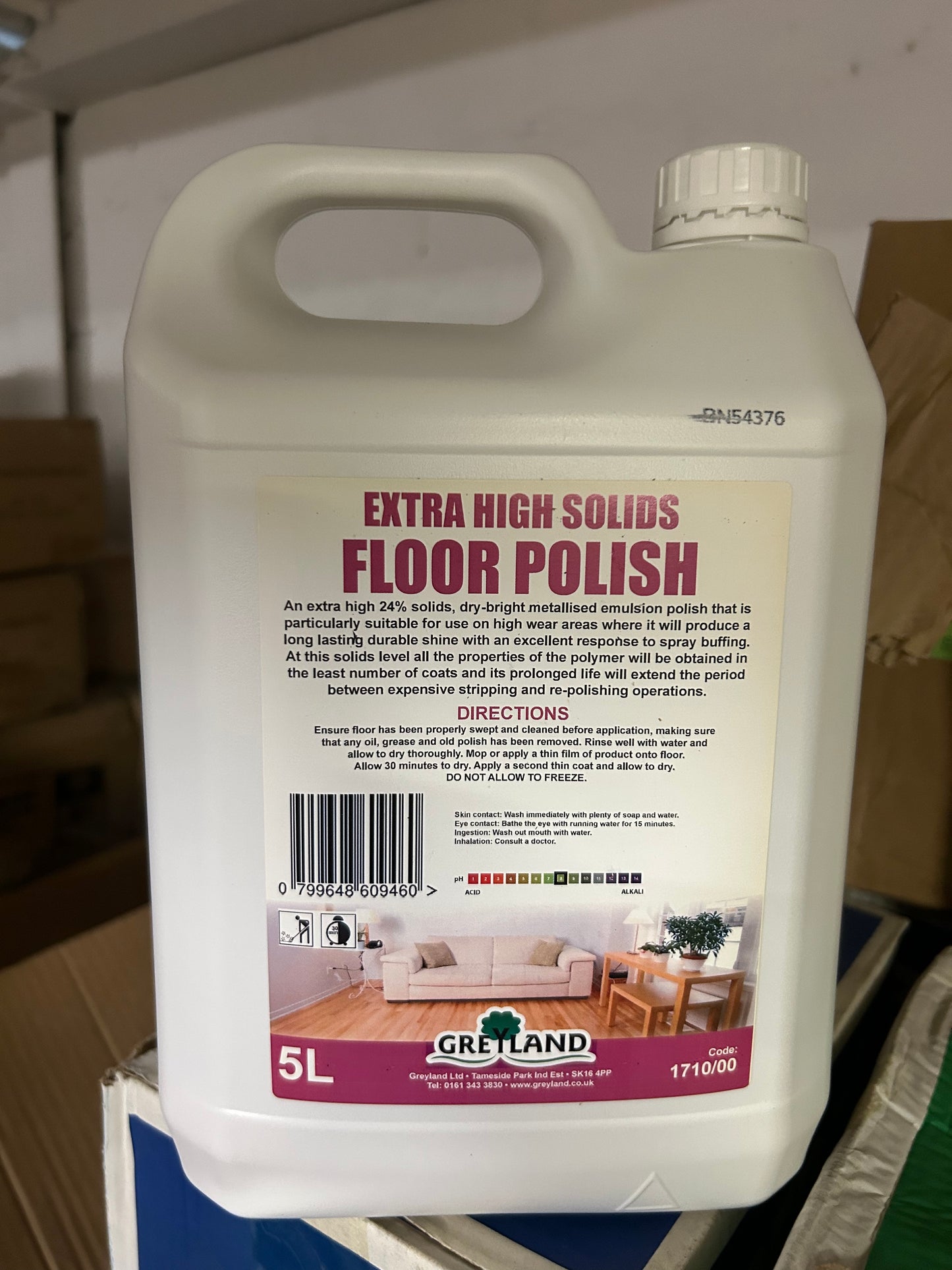 52X GREYLAND EXTRA HIGH SOLIDS FLOOR POLISH