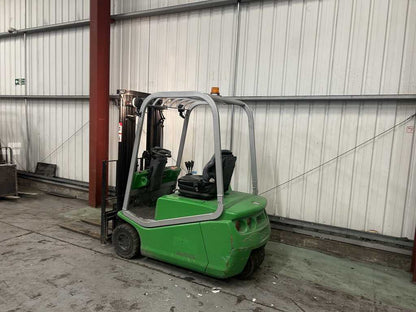 **(INCLUDES CHARGER)** 2005 CESAB BLITZ C15AC ELECTRIC 3-WHEEL FORKLIFT – 1,500KG CAPACITY,