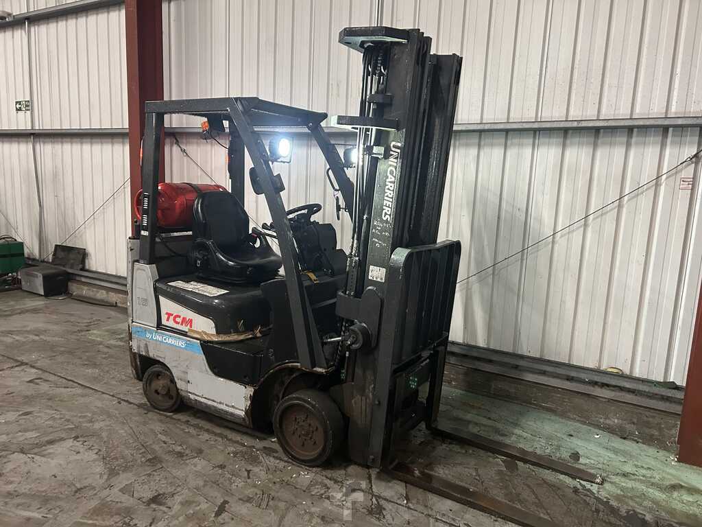 2015 TCM MCP1F1A15LU LPG FORKLIFT - 1,500KG CAPACITY