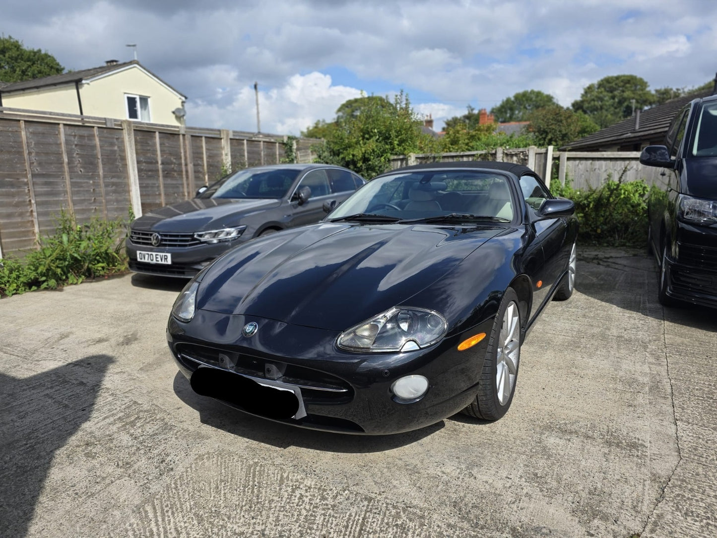 2005 JAGUAR XK8 4.2 CONVERTIBLE AUTO - BLACK, 81,356 MILES, 300 BHP >>--NO VAT ON HAMMER--<<