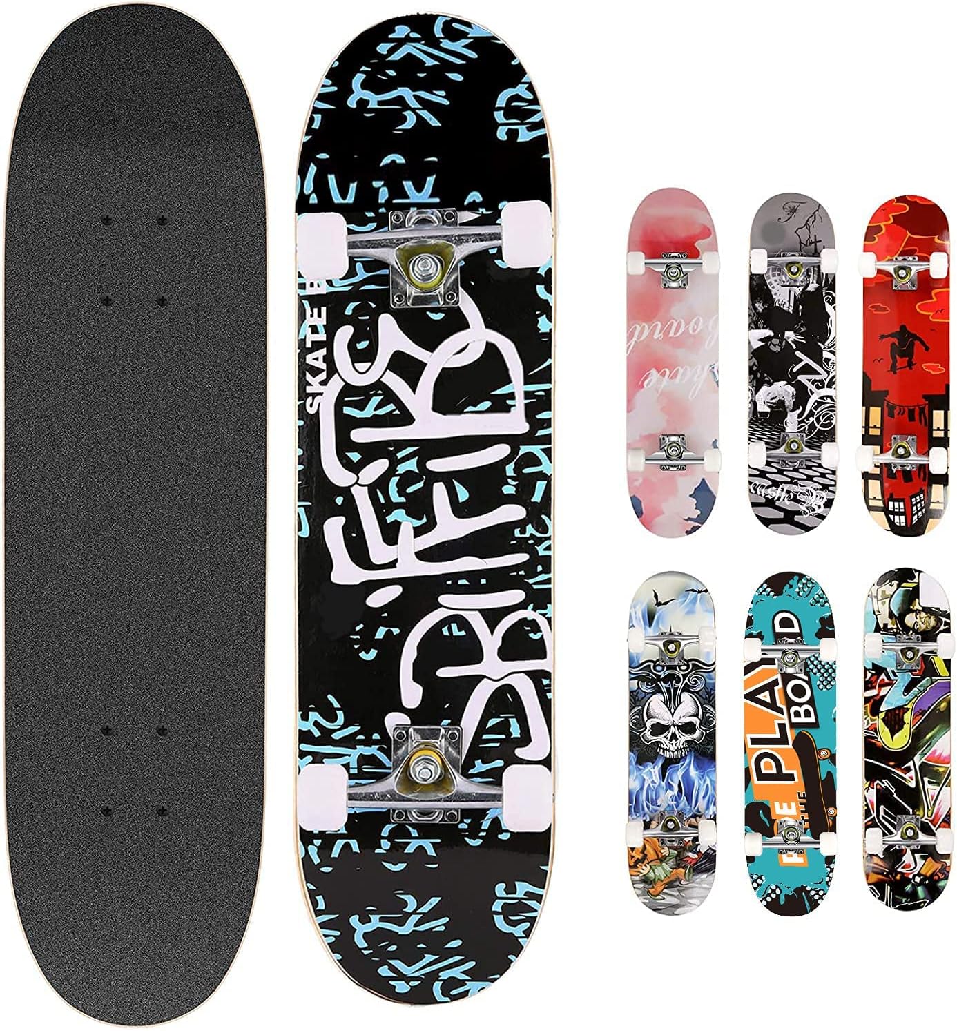 10 X NEW WESKATE SKATEBOARDS PRO 31 INCHES COMPLETE SKATEBOARDS (STYLE CHOSEN AT RANDOM)