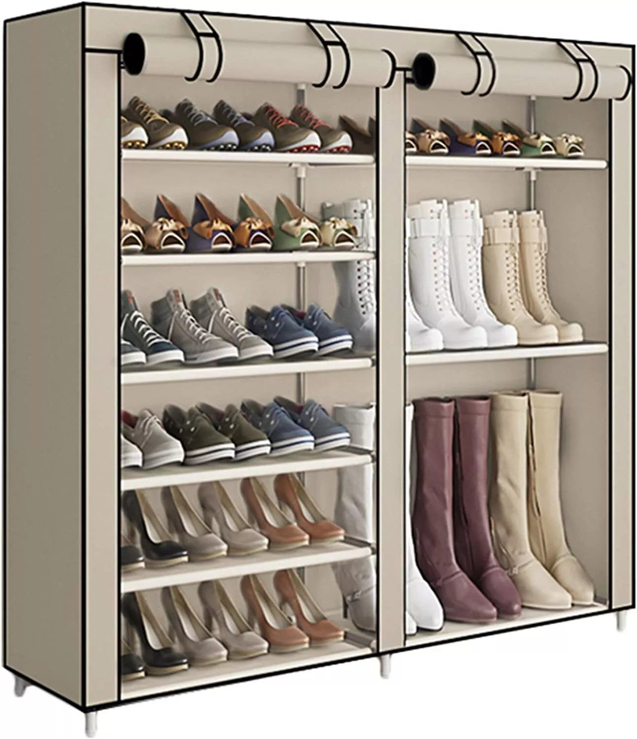 LARGE PALLET WARDROBE CUPBOARD CLOTHES STORAGE ORGANISER ,DRYING CLOTHING RAILS,THS RAILS NEW